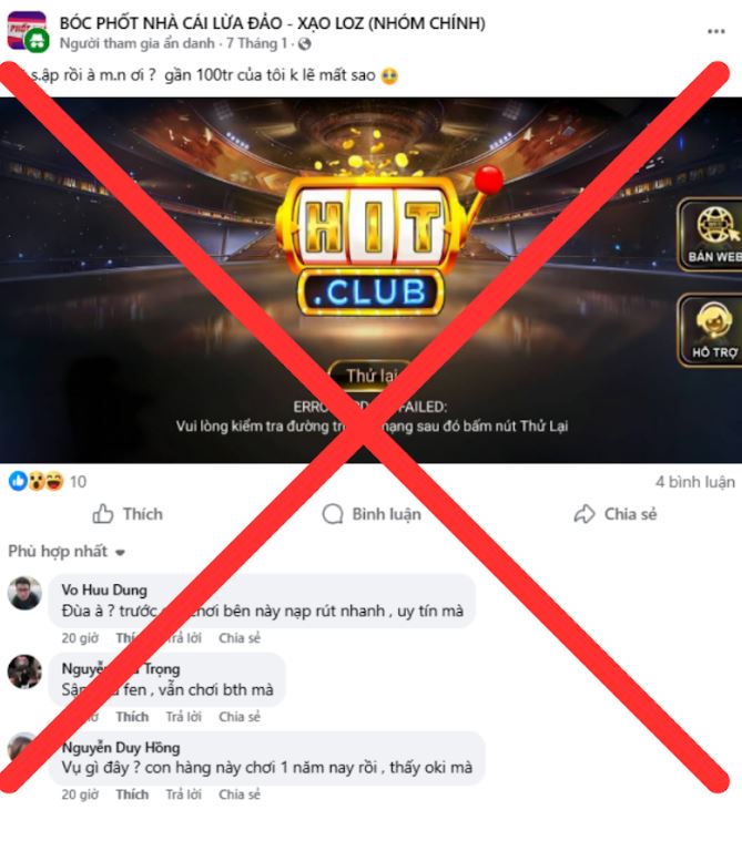 Những bài viết như Hitclub lừa tiền nhan nhản nhưng vô căn cứ Những bài viết như Hitclub lừa tiền nhan nhản nhưng vô căn cứ